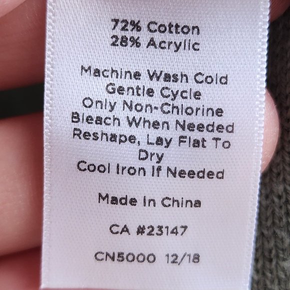 Talbots Celadon Green Open Cardigan Size Petite Medium - Picture 7 of 11